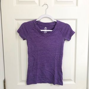 Adidas XS Purple V-Neck Tshirt